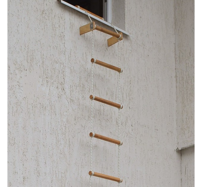 Лестница навесная верёвочная деревянная «ЛНВД»